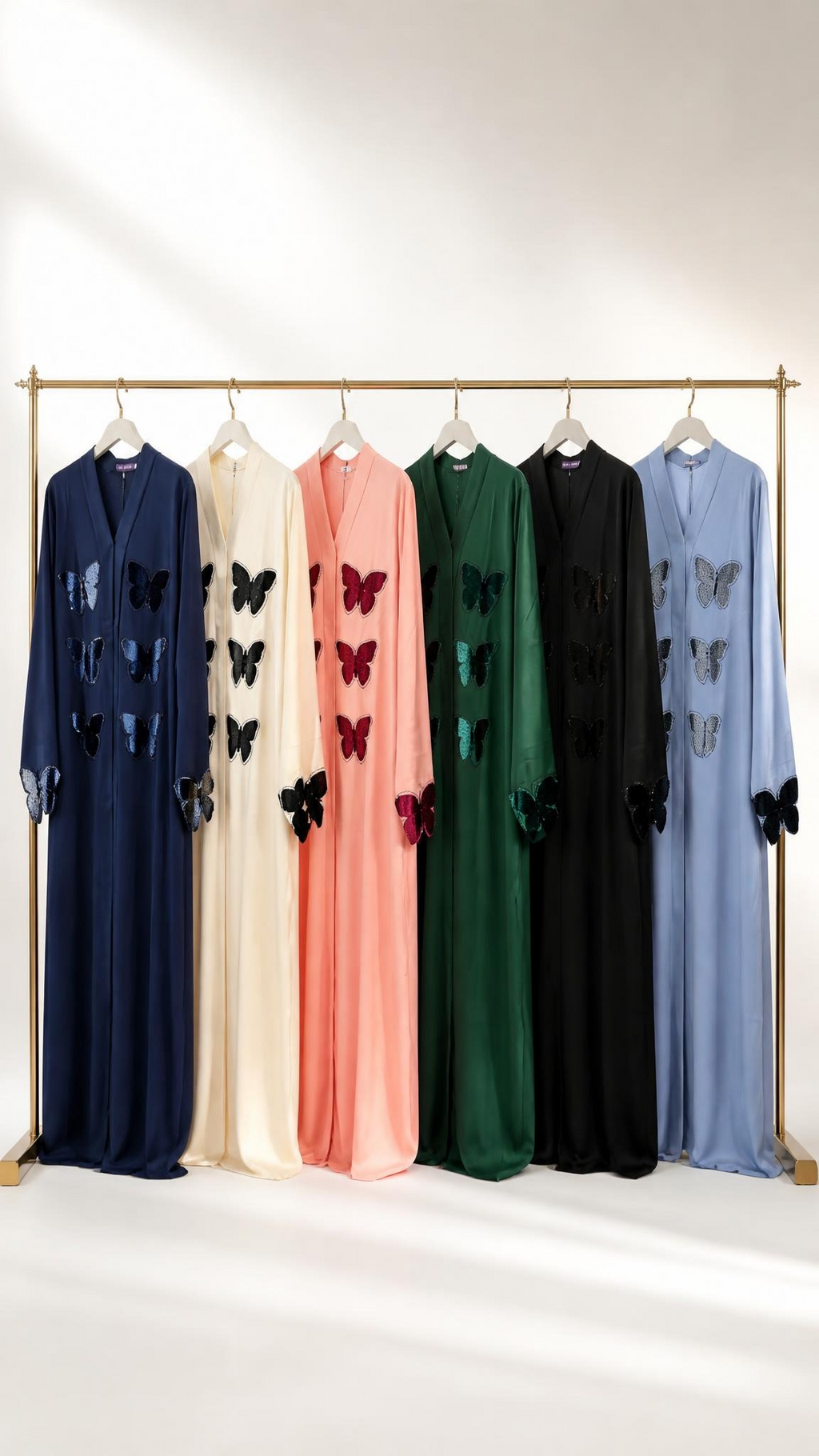 Ama Stone Butterfly Abaya
