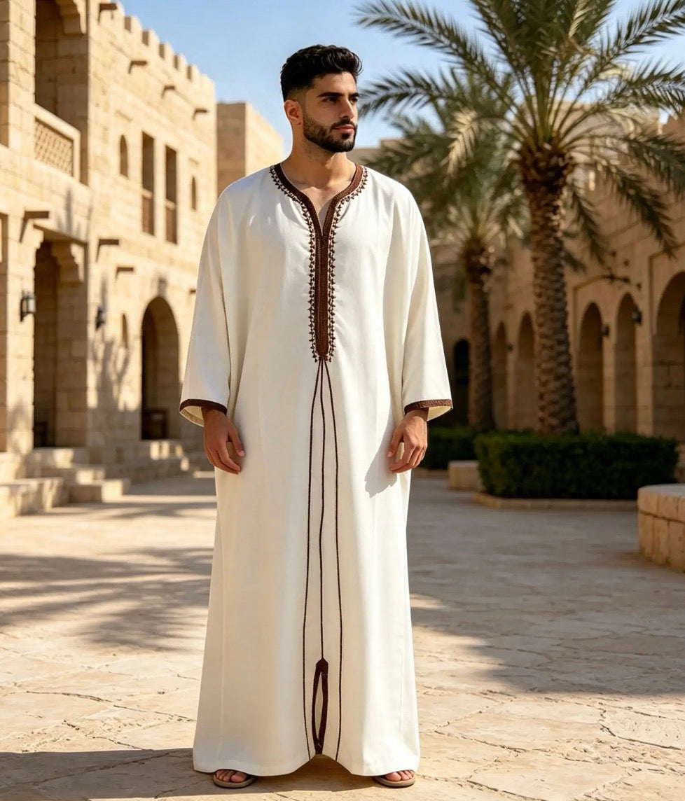 Moroccan Linen Thobe